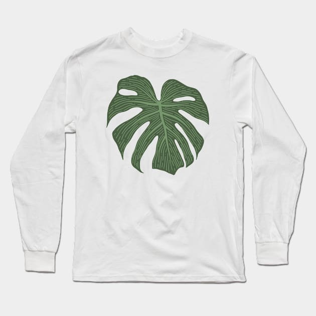 One leaf Art Long Sleeve T-Shirt by NzCreates